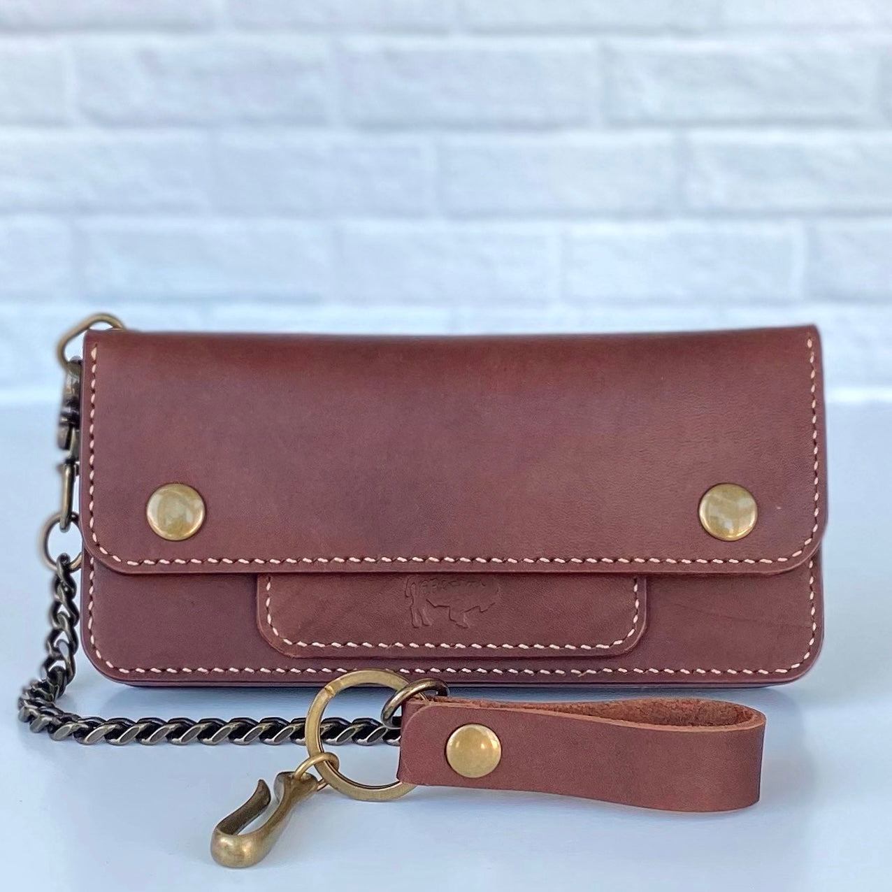 Long Trucker Wallet - Brown Horween